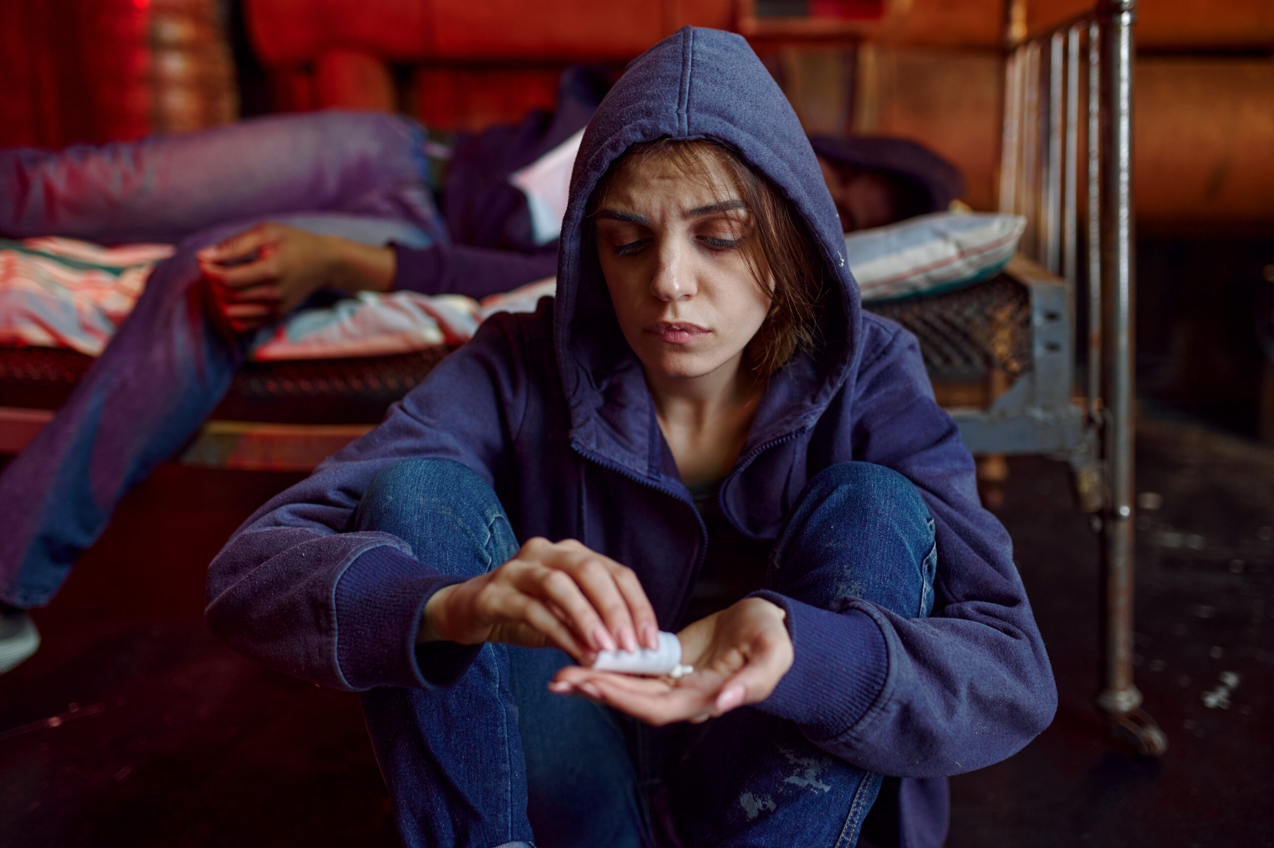 drug addiction with couple